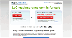 Desktop Screenshot of lacheapinsurance.com