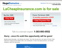 Tablet Screenshot of lacheapinsurance.com